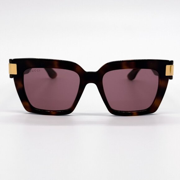 NEW GUCCI GG1689S 002 WOMEN HAVANA SUNGLASSES GUCCI - Picture 6 of 14